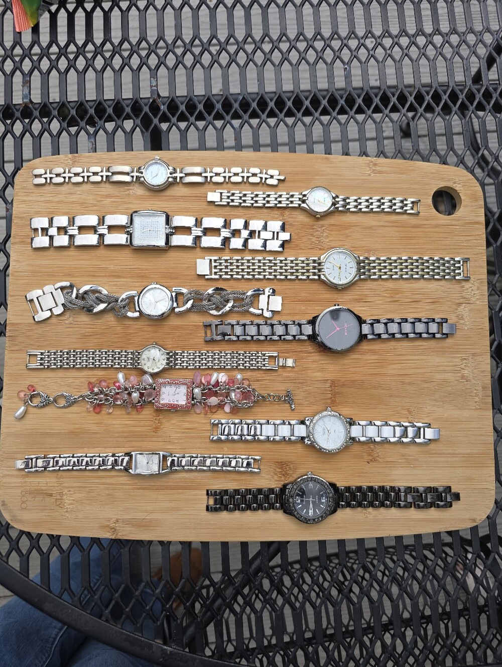 Mostly Silver Vintage Watch Lot For Wear Repurpose Repair